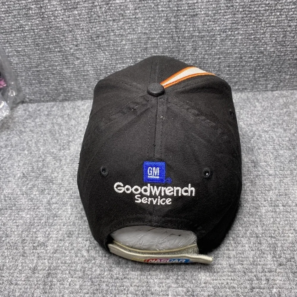 Kevin Harvick Hat Cap Strap Back Mens Black NASCAR Racing Goodwrench 29